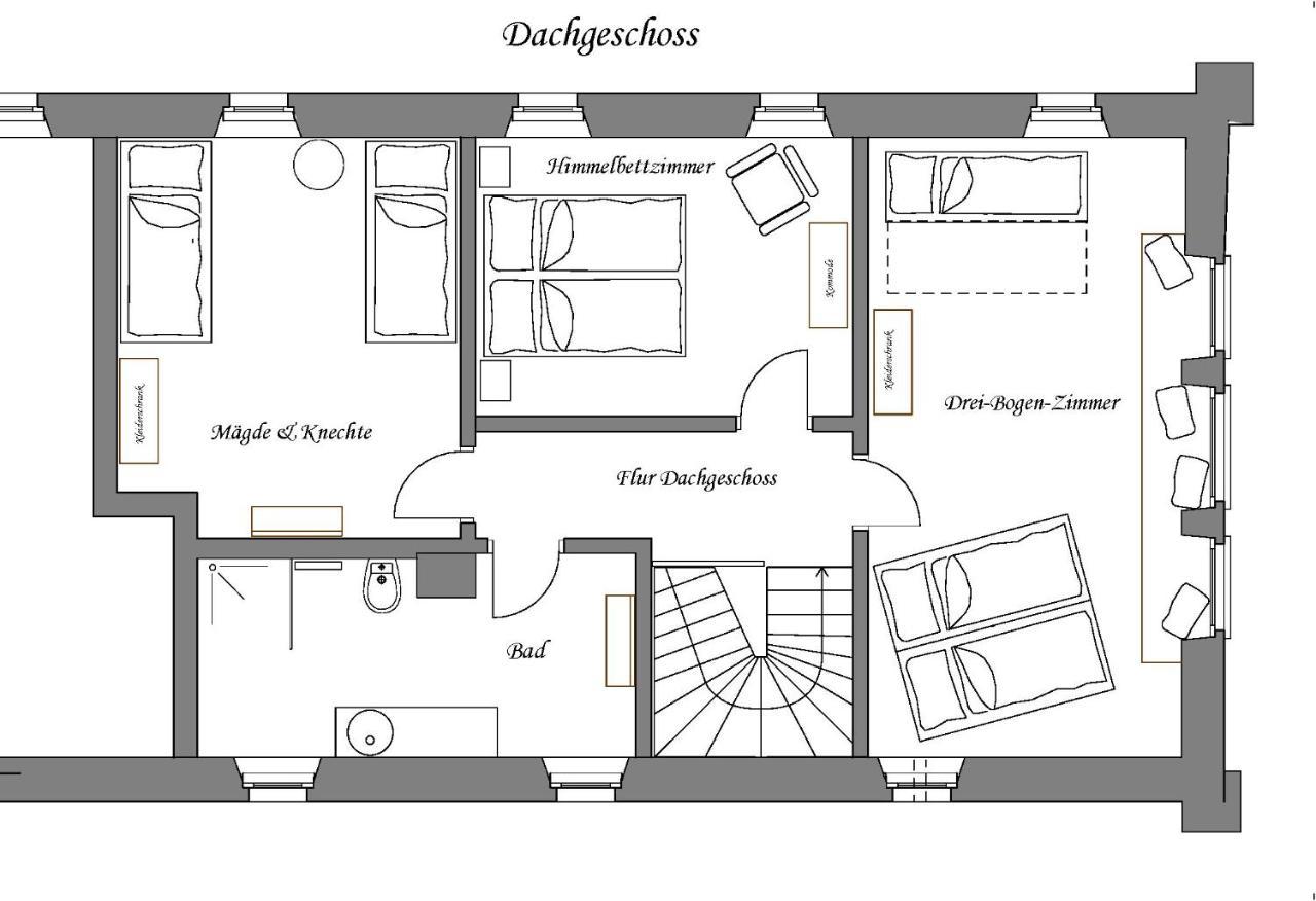 Neues Gesindehaus Villa Rötha Buitenkant foto